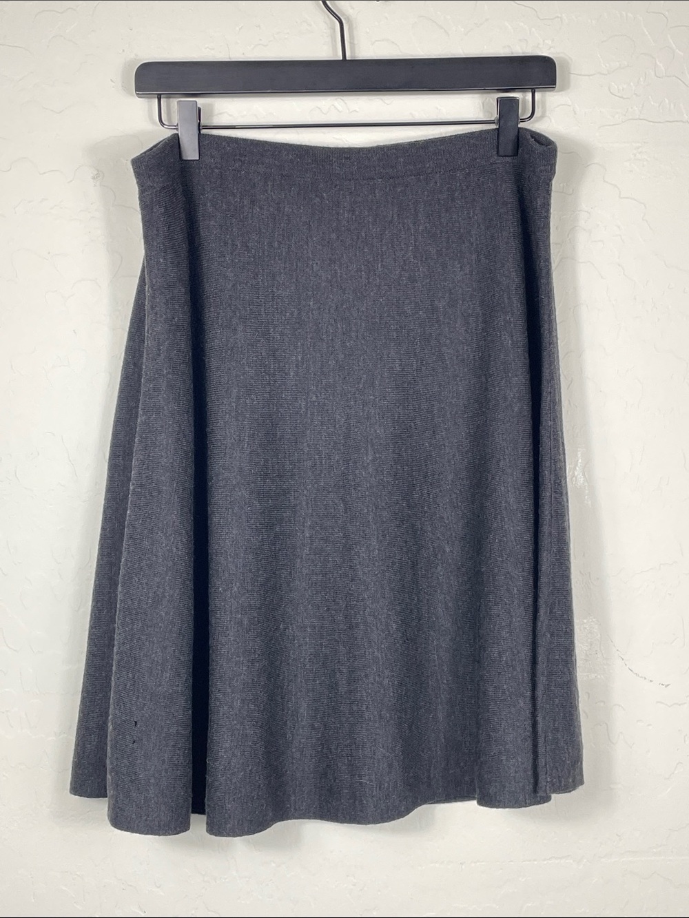 Eileen Fisher Dark Gray A-Line Skirt